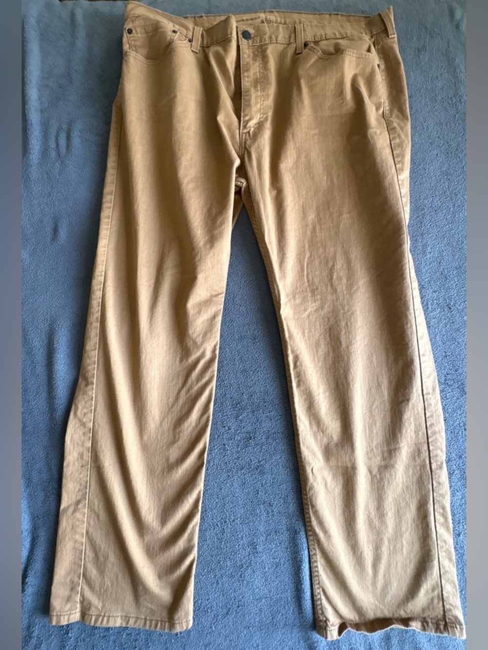 Levi’s 505 Khaki Pants 42x32 Straight Leg Classic Fit Tan Mens